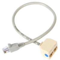 StarTech 2-to-1 RJ45 Splitter Cable Adapter - F/M (RJ45SPLITTER) StarTech 2-to-1 RJ45 Splitter Cable Adapter - F/M (RJ45SPLITTER)