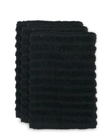 Ritz Royale Collection Dish Cloth Set, Black, 3-Piece Ritz Royale Collection Dish Cloth Set, Black, 3-Piece