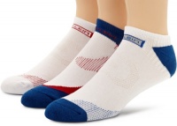 Calvin Klein Men's 3 Pack Splash Colorblock Low Cut Socks, True Royal/White, 7-12 Calvin Klein Men's 3 Pack Splash Colorblock Low Cut Socks, True Royal/White, 7-12
