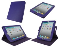 rooCASE Dual-View Multi Angle (Purple) Leather Case for 4th Generation iPad with Retina Display / the new iPad 3rd / Apple iPad 2 (Automatically Wakes and Puts the iPad to Sleep) rooCASE Dual-View Multi Angle (Purple) Leather Case for 4th Generation iPad with Retina Display / the new iPad 3rd / Apple iPad 2 (Automatically Wakes and Puts the iPad to Sleep)