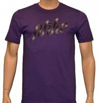 NIKE Men's Standard Fit Shirt Purple NIKE Men's Standard Fit Shirt Purple