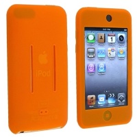 eForCity Premium Silicone Skin Case for Apple iPod touch 1G/2G - Orange,