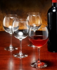 Stock up for endless celebrations with this party-perfect stemware set. All 12 wine glasses feature balloon-shaped bowls that host your favorite vintage with simple refinement. In dishwasher-safe glass for easy cleanup when the party's over. Stock up for endless celebrations with this party-perfect stemware set. All 12 wine glasses feature balloon-shaped bowls that host your favorite vintage with simple refinement. In dishwasher-safe glass for easy cleanup when the party's over.