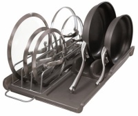 Rubbermaid 1H33 Vertical Slide-Out Lid and Pan Organizer Rubbermaid 1H33 Vertical Slide-Out Lid and Pan Organizer