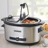 KitchenAid KSC6222SS Stainless Steel 6 QT. Slow Cooker with Flip Lid KitchenAid KSC6222SS Stainless Steel 6 QT. Slow Cooker with Flip Lid