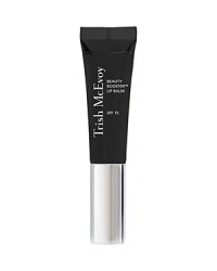 Heal, hydrate, plump and protect your pout with Trish's ultra-enriched Vitamin E-based Beauty Booster SPF 15 Lip Balm. The advanced treatment formulation boosts antioxidants and superior moisturizers deep into lips to soothe and smooth even the driest lips while shielding their health and beauty from the elements.