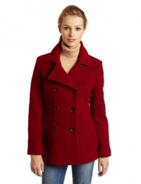 Ak Anne Klein Women's Wool Double-breasted Coat Ak Anne Klein Women's Wool Double-breasted Coat