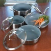 Zwilling J.A. Henckels Sol Thermolon Cookware Set, 7 piece