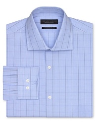 A classic, contemporary fit dress shirt in plaid. From The Men's Store at Bloomingdale's. A classic, contemporary fit dress shirt in plaid. From The Men's Store at Bloomingdale's.