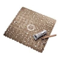 InterDesign Pebblz Shower Mat, Amber InterDesign Pebblz Shower Mat, Amber