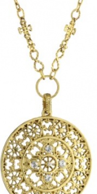 The Vatican Library Collection Round Pendant Necklace, 22