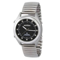 Reizen Talking Atomic Watch Blk Face Chips Exp Reizen Talking Atomic Watch Blk Face Chips Exp