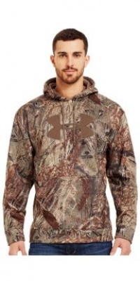 Men’s Armour® Fleece Storm Big Logo Camo Hoodie Tops by Under Armour Men’s Armour® Fleece Storm Big Logo Camo Hoodie Tops by Under Armour