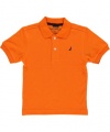 Nautica Boys 2-7 Solid Polo, Orange, 3T