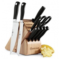 Wüsthof Grand Prix II 10 Piece Cutlery Set & Silverpoint II Steak Knives Wüsthof Grand Prix II 10 Piece Cutlery Set & Silverpoint II Steak Knives