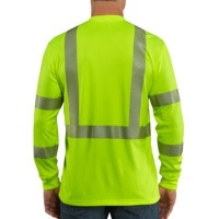 Carhartt Men's HV High Visibility Long Sleeve Class 3 T-Shirt Carhartt Men's HV High Visibility Long Sleeve Class 3 T-Shirt