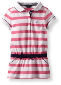 Nautica Girls 2-6X Stripe Polo Dress Nautica Girls 2-6X Stripe Polo Dress