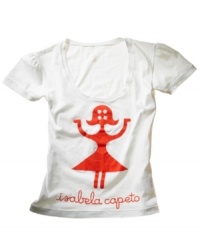 A beloved name in the world of Brazilian fashion, Isabela Capeto designs hand-made works of art focused on femininity and womanly beauty. One of her fashion-forward prints has been placed on a classic cotton tee, creating a style that's full of personality and charm. Discover Brasil. The bold colors. The exotic scents. The sensual textures. The natural sensations. Only at Macy's. A beloved name in the world of Brazilian fashion, Isabela Capeto designs hand-made works of art focused on femininity and womanly beauty. One of her fashion-forward prints has been placed on a classic cotton tee, creating a style that's full of personality and charm. Discover Brasil. The bold colors. The exotic scents. The sensual textures. The natural sensations. Only at Macy's.