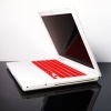 TopCase RED Keyboard Silicone Skin Cover for Macbook 13 13.3 (1st Generation/A1181) with TopCase Mouse Pad