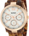 XOXO Women's XO5510 Tortoise Bracelet with Rose Gold Case Watch