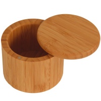Totally Bamboo Round Salt Box Totally Bamboo Round Salt Box