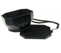Mennon DV-s 58 Screw Mount 58mm Digital Video Camcorder Lens Hood with Cap, Black Mennon DV-s 58 Screw Mount 58mm Digital Video Camcorder Lens Hood with Cap, Black