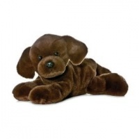 Lil Lucky Chocolate Lab Mini Flopsie 8 by Aurora Lil Lucky Chocolate Lab Mini Flopsie 8 by Aurora