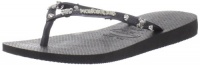 Havaianas Women's Slim Hardware Flip Flop,Black,39/40 BR/9-10 M US Havaianas Women's Slim Hardware Flip Flop,Black,39/40 BR/9-10 M US