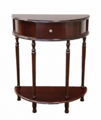 Frenchi Home Furnishing End Table/Side Table, Espresso Finish