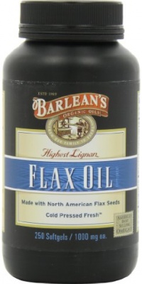 Barlean's Organic Oils High Lignan Flax Oil, 250 Count Barlean's Organic Oils High Lignan Flax Oil, 250 Count