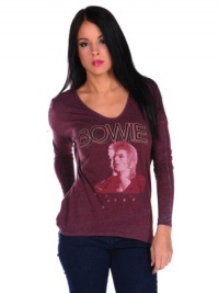 Chaser Womens David Bowie Deconstructed Tee - Triblend - Extra Small Chaser Womens David Bowie Deconstructed Tee - Triblend - Extra Small