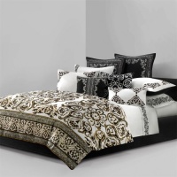 N Natori Silk Road Duvet Cover - Multi - Full/Queen N Natori Silk Road Duvet Cover - Multi - Full/Queen