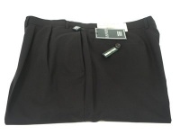 Ralph Lauren Mens Double Pleated Black Wool Dress Pants Ralph Lauren Mens Double Pleated Black Wool Dress Pants