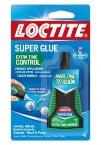 Loctite 1503241 4-Gram Bottle Super Glue Extra Time Control Loctite 1503241 4-Gram Bottle Super Glue Extra Time Control