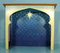 Jim Shore - Heartwood Creek - Blue Nativity Stable Creche by Enesco - 4007985 Jim Shore - Heartwood Creek - Blue Nativity Stable Creche by Enesco - 4007985
