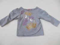 Juicy Baby Long Sleeve T-shirt, Heather, 6-12m Juicy Baby Long Sleeve T-shirt, Heather, 6-12m