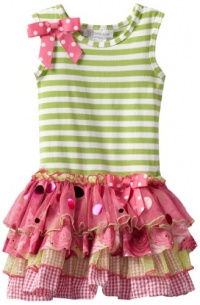 Bonnie Jean Girls 2-6X Mesh Sparkle Dress Bonnie Jean Girls 2-6X Mesh Sparkle Dress