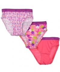 Calvin Klein Toddler Girls Hearts and Logos Bikini 3 Pack for girls (2T-3T) Calvin Klein Toddler Girls Hearts and Logos Bikini 3 Pack for girls (2T-3T)