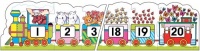 Number Train Floor Puzzle Number Train Floor Puzzle