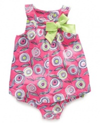 First Impressions Infant Girls Pink Sunsuit, Flower Print, 12 Months First Impressions Infant Girls Pink Sunsuit, Flower Print, 12 Months