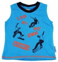 Sweet & Soft Baby-boys 6-24M Infant Blue Skateboard Tank Top Sweet & Soft Baby-boys 6-24M Infant Blue Skateboard Tank Top