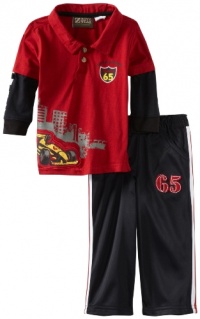 Nannette Baby-boys Infant Race Car 2 Piece Pant Set, Red, 18 Months Nannette Baby-boys Infant Race Car 2 Piece Pant Set, Red, 18 Months