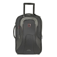 This must-have case for the overnight business traveler has a compact design that meets most international carry-on dimensions yet features clever organizational features to fit everything you need. The main compartment includes a fold-out garment section and a front pocket for files, phones and other accessories.