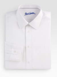A dress essential for the modern man, tailored with a classic fit in striped, satin-finish cotton.ButtonfrontCottonMachine washImported A dress essential for the modern man, tailored with a classic fit in striped, satin-finish cotton.ButtonfrontCottonMachine washImported