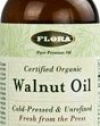Flora Walnut Oil Certified Organic, 8.5-Ounce Glass Bottle