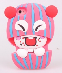 Arbalest Cute Fruit Case for Iphone 4/4s, Soft Silicon Watermelon Fashion Cute Case - Pink Arbalest Cute Fruit Case for Iphone 4/4s, Soft Silicon Watermelon Fashion Cute Case - Pink