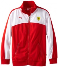 Puma - Kids Boys 8-20 Scuderia Ferrari Track Jacket, Rosso Corsa, Large Puma - Kids Boys 8-20 Scuderia Ferrari Track Jacket, Rosso Corsa, Large
