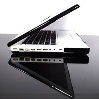TopCase BLACK Crystal See Thru Hard Case Cover for Macbook 13 13.3 (1st Generation/A1181) with FREE Mouse Pad TopCase BLACK Crystal See Thru Hard Case Cover for Macbook 13 13.3 (1st Generation/A1181) with FREE Mouse Pad