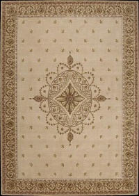 Nourison Ashton House Beige Medallion 7'9 x 10'10 Rug (AS01) Nourison Ashton House Beige Medallion 7'9 x 10'10 Rug (AS01)