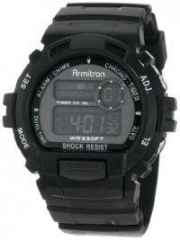 Armitron Men's 408216GMG Black Chronograph Multi-Function Digital Sport Watch Armitron Men's 408216GMG Black Chronograph Multi-Function Digital Sport Watch